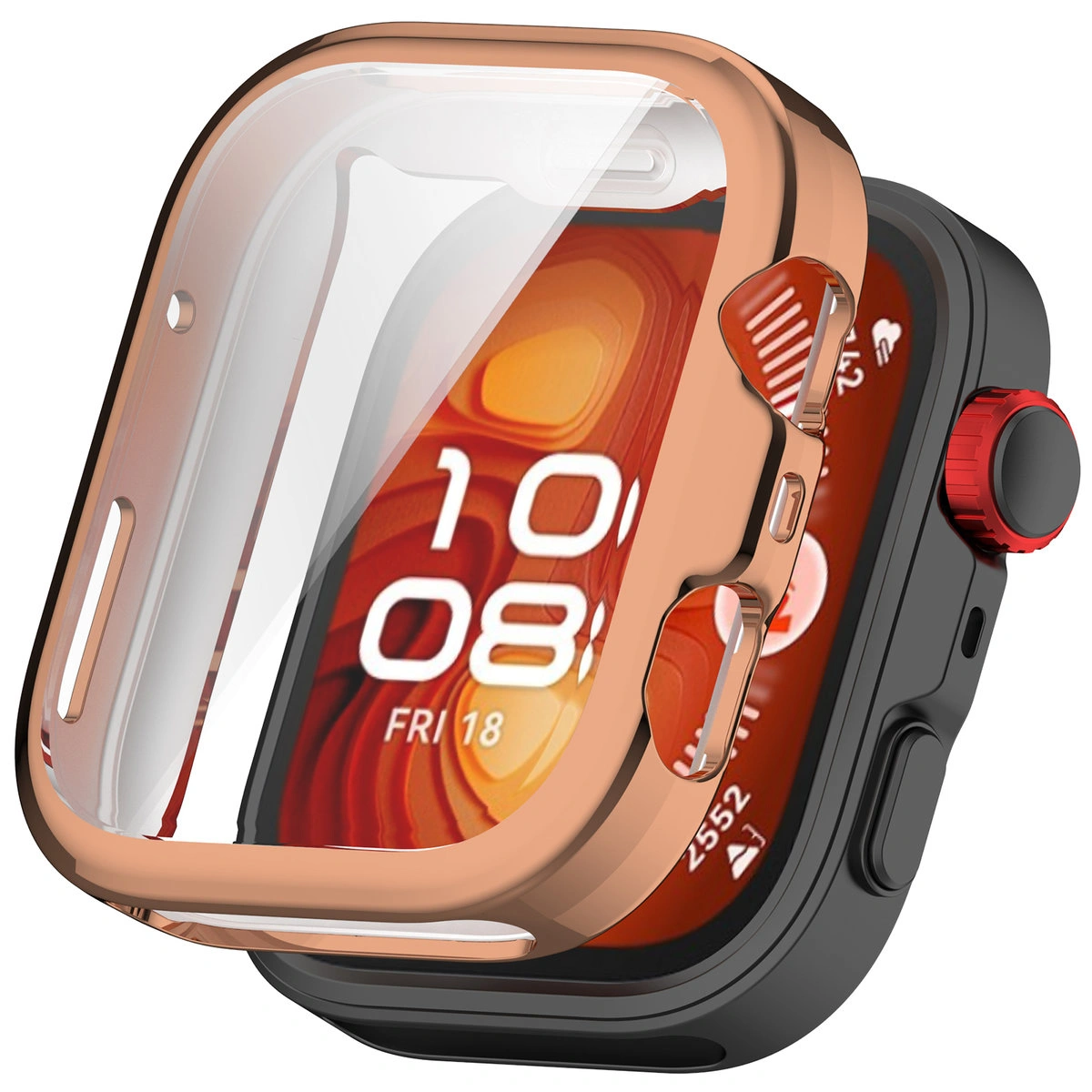 Plecki ze szkłem Bizon Case Watch Felipe dla Huawei Watch Fit 4 Pro